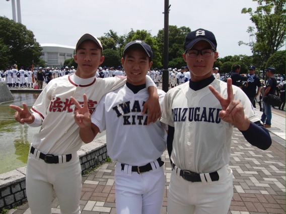 磐田ボーイズ ニュース 閲覧 第98回高校野球静岡大会開幕 Obの紹介